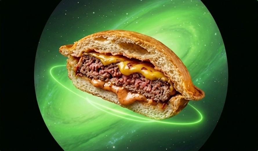 Przekrój UFO Burgera